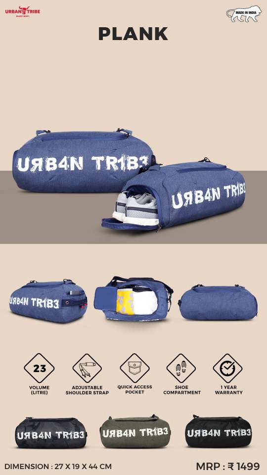 PLANK – Compact Gym & Travel Duffle